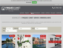 Tablet Screenshot of finquescanet.com